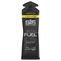 SIS Beta Fuel + Nootropics Lemon & Lime 60ml Energy Gel
