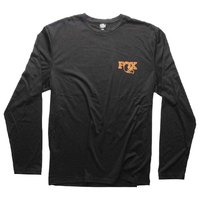 Fox Textured Langarm-T-Shirt