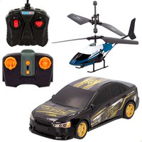 Color baby Speed & Go Radio Controlled Police Car And Helicopter Remote Control