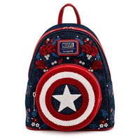 Loungefly Backpack Captain America Floral Shield 26 cm