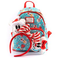 loungefly-backpack-mickey-minnie-snowman-26-cm