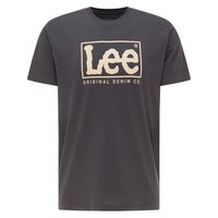 Lee XM Wobbly Logo Kurzarm Rundhalsausschnitt T-Shirt