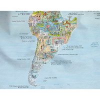Awesome maps Håndklæde Running Map