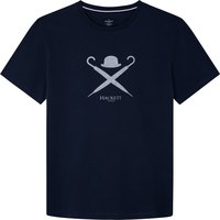 Hackett Large Logo Koszulka Z Krótkim Rękawem