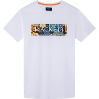 Hackett T-shirt à Manches Courtes Seaweed Print