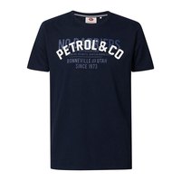 Petrol industries Camiseta Manga Corta Cuello Redondo Ancho M-1020-TSR634 Classic Print