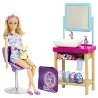 Barbie Masque Taille M/L Spa Spa Day Playset Poupée Et Accessoires