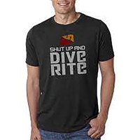 Dive rite 티셔츠 Shut Up And Dive Rite