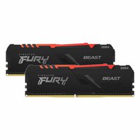 Kingston Memòria RAM Fury Beast RGB 16GB 2x8GB DDR4 3600Mhz
