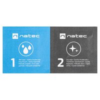 natec-desinfektionsservetter-racoon-wet-dry-50-enheter