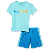 hurley-one-only-gradient-mesh-toddler-set-t-shirt-met-korte-mouwen