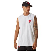 New era Camiseta Sem Mangas Decote Redondo NBA Left Chest Logo Chicago Bulls