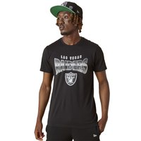 New era NFL Team Fade Graphic Las Vegas Raiders Kurzarm Rundhalsausschnitt T-Shirt