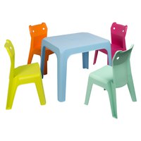 Garbar Jan Cat 5 Table And 4 Chairs Set