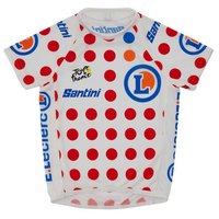 Santini Tour De France Overall Leader 2022 JR Short Sleeve Jersey