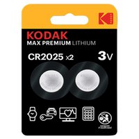Kodak Batterie Au Lithium Max Premium Ultra CR2025 2 Unités
