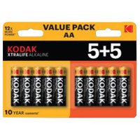 Kodak Alkaliska Batterier Xtralife AA LR6 10 Enheter