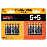 Kodak Baterias Alcalinas Xtralife AAA LR3 10 Unidades