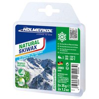 Holmenkol Cire Natural Skiwax Bar 0°C/-8°C 2x35 gr