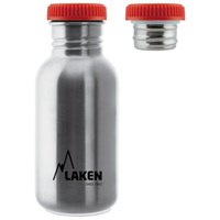 Laken Stainless Steel Bottle Basic Steel Plain Cap Colours