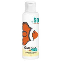 Safe sea SPF 50 100ml Beskytter Mod Vandmand Solcreme 100ml