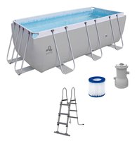 Avenli Frame Rectangular Pool Set 530Gal Filter Pump+Filter+Ladder Röhrenförmige Pools