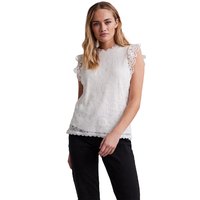 Pieces Olline Lace Sleeveless Blouse
