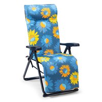 Solenny Super-Relax Folding Sunbed 6-Position 114x86x62cm