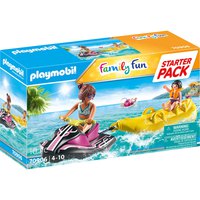Playmobil Starter Packwater-motorfiets Met Banana Family Fun Boot