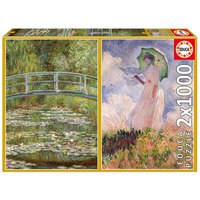 Educa borras Puzzles 2X1000 Monet