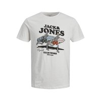 Jack & jones Venice Bones T-shirt Z Krótkim Rękawem I Okrągłym Dekoltem