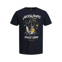 Jack & jones Kortermet T-skjorte Med Rund Hals Venice Bones
