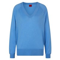 hugo-slinnya-v-neck-sweater