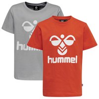 hummel-kortarmad-t-shirt-tres-2-units