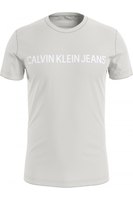 Calvin klein Kortærmet T-shirt Med Rund Hals Institutional Logo Slim