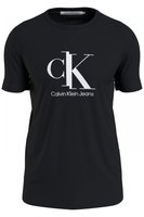 Calvin klein Spliced Center Chest Kurzarm Rundhalsausschnitt T-Shirt