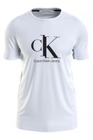 Calvin klein Spliced Center Chest Kurzarm Rundhalsausschnitt T-Shirt