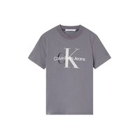 Calvin klein Kortärmad T-shirt Med Rund Hals Two Tone Monogram Regular