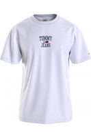 Tommy jeans Kortærmet T-shirt Med Rund Hals Logo