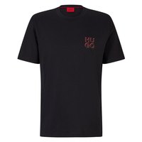 HUGO Kortærmet T-shirt Med Rund Hals Dimento
