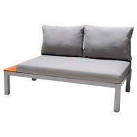 Chillvert Sofa En Aluminio Y Madera De Eucalypto FSC Bergamo 138.20x76.6x73 cm