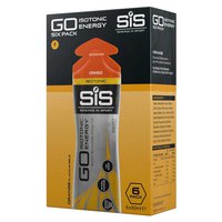 SIS Orange Energy Gels Box Isotonic Energy 60ml 6 Unidades