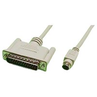 euroconnex-apple-ii-imagewritter-3315-1.8-m-db25-to-mini-din-cable