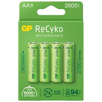 gp-batteries-recyko-lr06-2600mah-Аккумуляторы-типа-АА-4-единицы-измерения
