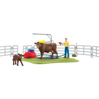 schleich-figura-farm-world-lavado-vaca-feliz