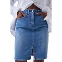 Salsa jeans Push In Secret Glamour Denim Spódnica Midi