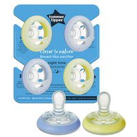 Tommee tippee Breast Form Night 4X Kids Pacifiers
