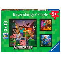ravensburger-puzzle-minecraft-3x49-pieces
