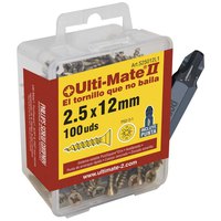 ulti-mate-ii-l1-psd-4.0x30-mm-dichromated-wood-screws-100-units