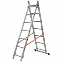 Gierre Modula 2x7 Steps Extendable Aluminum Ladder